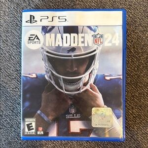 Madden NFL 24 PS5 Game Blue Edition